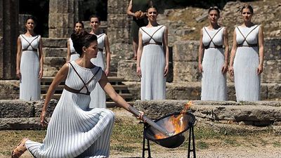 programmi tv seconda serata Olimpia, le origini dei giochi, oggi in tv seconda serata Olimpia, le origini dei giochi