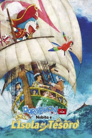 film tv stasera, film tv Doraemon - Il film: Nobita e l'isola del tesoro, film stasera in tv poster